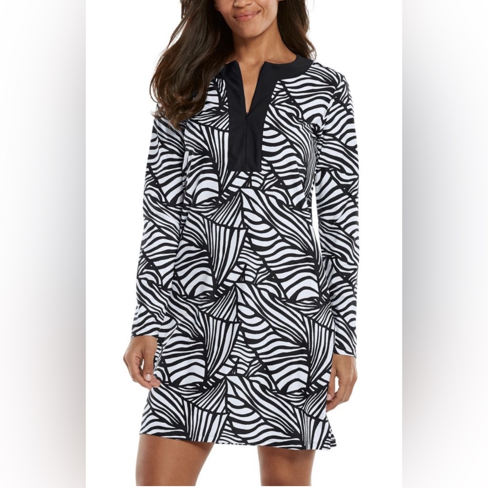 Coolibar Shoreside Swim Cover-Up Dress UPF 50